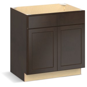 RELIABILT Parkstone II Sink Base, Espresso Stained, 33" W, 2 Doors, Fully Assembled - 641032 | Lowe's Pro Supply